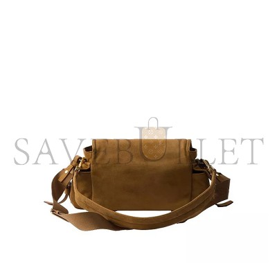 PRADA EXPLORE MEDIUM SUEDE LEATHER SHOULDER BAG 1BD394 (30*14*10cm) PRADA EXPLORE MEDIUM SUEDE LEATHER SHOULDER BAG 1BD394 (30*14*10cm)